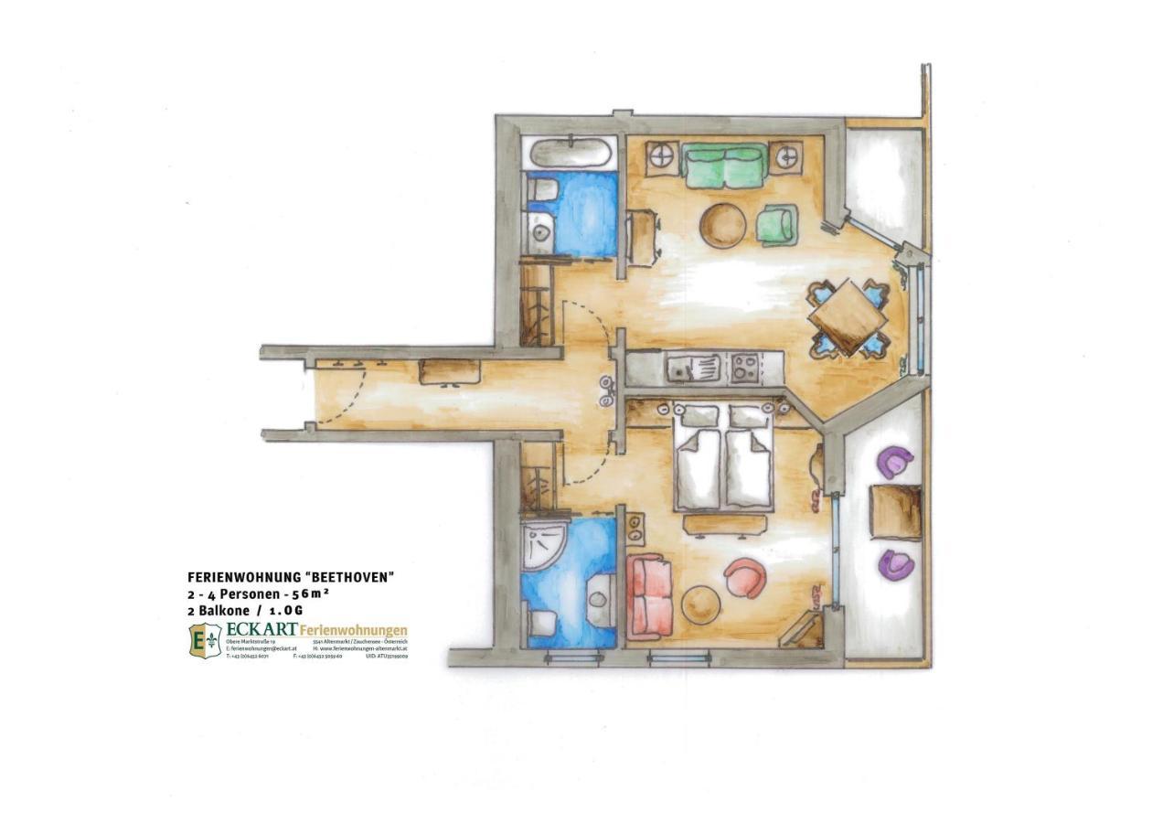 Haus Barbarahof Apartman Altenmarkt im Pongau Kültér fotó